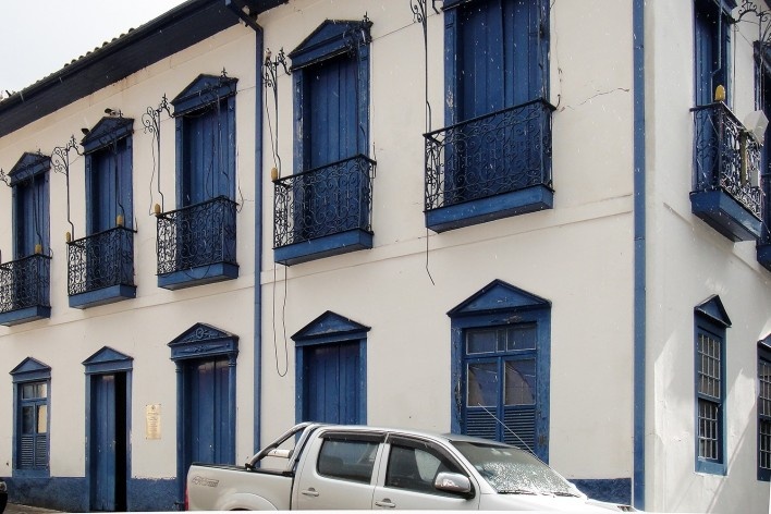 Casarão, antiga prefeitura de Cunha<br />Foto Anita Di Marco 