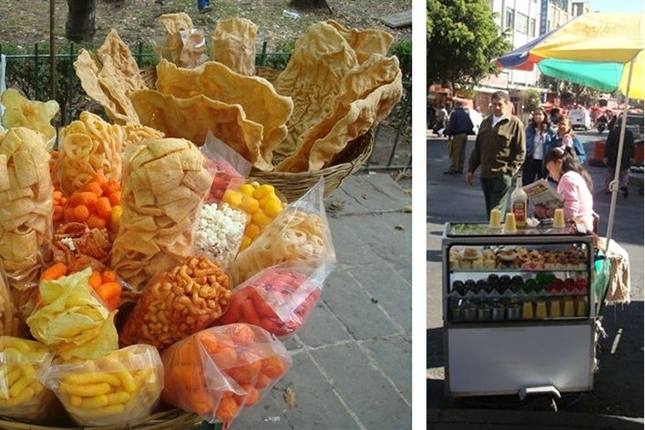 Comendo na rua, Cidade do México, México<br />Foto Michel Gorski 