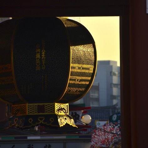 Templo Kiyomizudera, lanterna decorada no portão de entrada, Kyoto<br />Foto Roberto Abramovich 