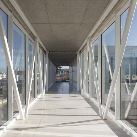 Escola Gaspar Frutuoso, Ribeira Grande, Azores, Portugal, 2016. Arquiteto Carlos Almeida Marques<br />Foto Fernando Guerra 