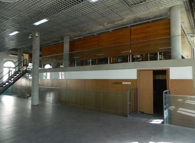 Arquiteto Ney Caldatto, Museu Pelé. Santos, 2014<br />Foto Ney Caldatto 