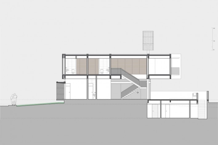 IF House, section 05, Natal RN Brasil, 2018. Architects Márcio Lucena and Kleimer Martins / Martins Lucena Arquitetos<br />Imagem divulgação/ Disclosure image  [Acervo/ Collection Martins Lucena Arquitetos]