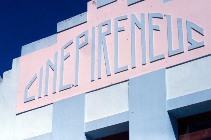 Reminiscências do Art Decó, cinema Pirineus<br />Foto Fabio Lima 