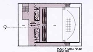 Planta cota 721,82<br />Imagem dos autores do projeto 