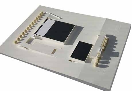 Maquete do conjunto<br />Imagem do autor do projeto 