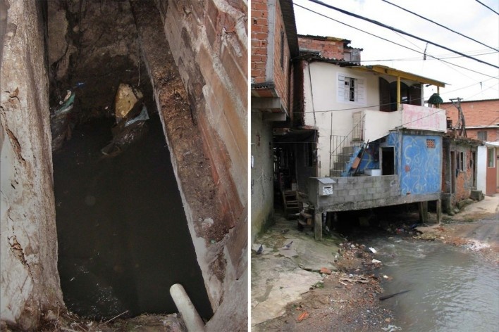 Tristes córregos<br />Fotos João Yamamoto (2009) e Milton Braga (2008) 