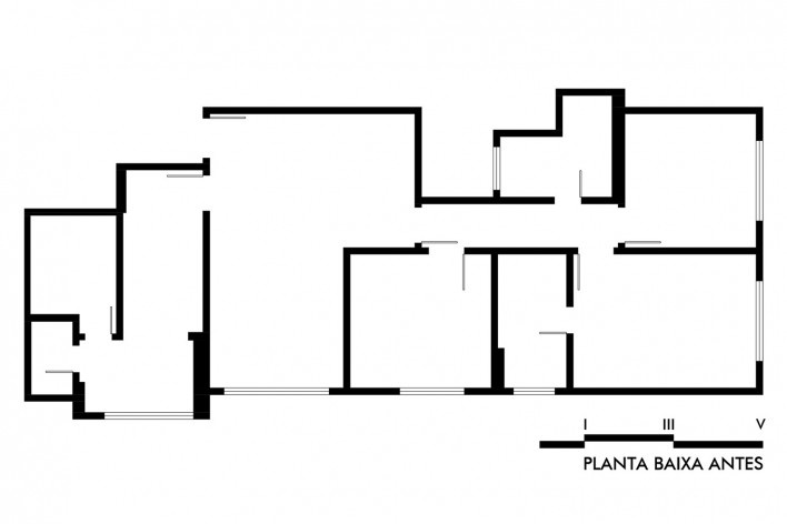 Apartamento do Marquês, planta original, Porto Alegre RS, 2022. Arquiteta Cassandra Salton Coradin<br />Imagem divulgação  [Acervo Cassandra Salton Coradin]