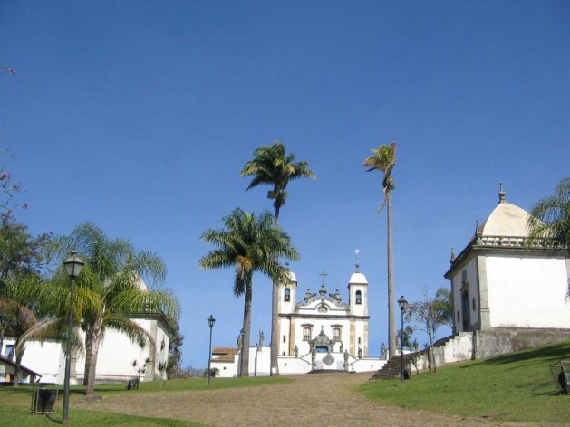 Vista do conjunto do Santuário do Senhor Bom Jesus de Matosinhos