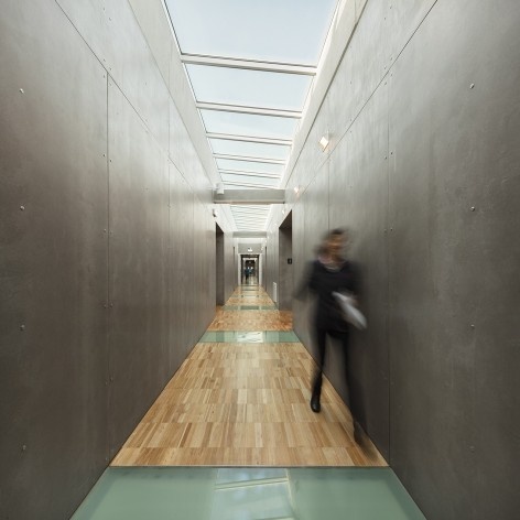 Escola Gaspar Frutuoso, Ribeira Grande, Azores, Portugal, 2016. Arquiteto Carlos Almeida Marques<br />Foto Fernando Guerra 