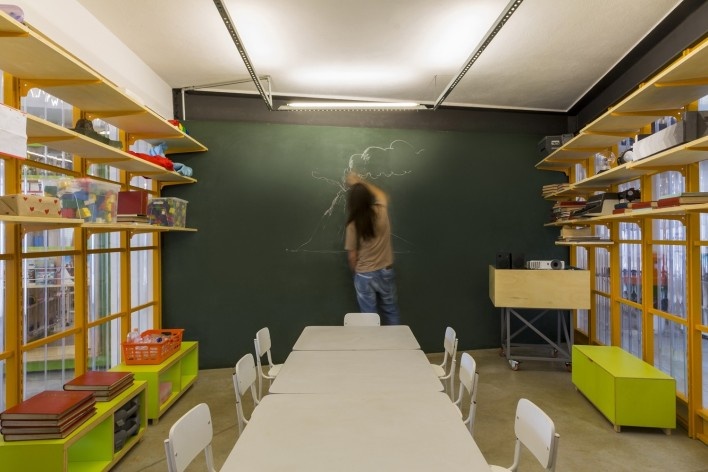 Wish School, São Paulo SP Brasil, 2016. Arquitetos Alexandre Gervásio, Erico Botteselli, Lucas Thomé e Pedro de Bona / Grupo Garoa Arquitetos Associados<br />Foto/Photo Pedro Napolitano Prata 