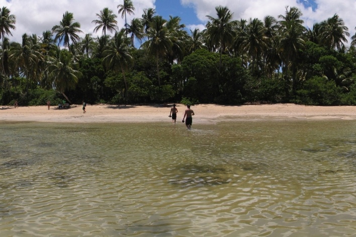 Praia em Boipeba<br />Foto Abilio Guerra 