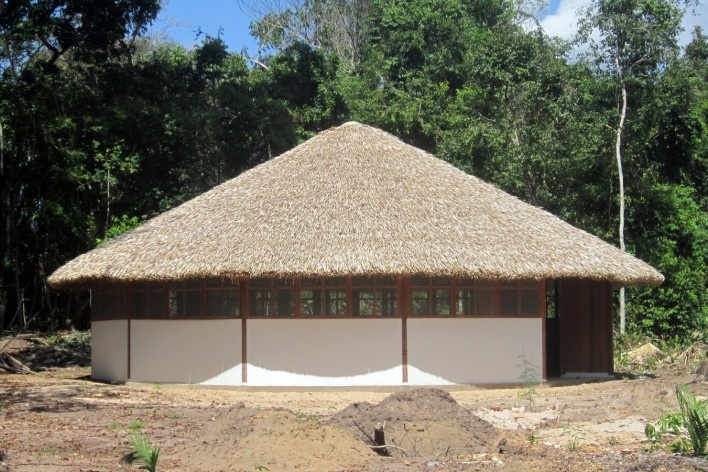 Centro Experimental Floresta Ativa - CEFA, planta redário, RESEX Tapajó-Arapiuns PA. Arquiteta Cristina Xavier<br />Foto divulgação 