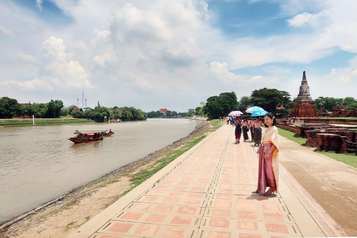 Templo de Wat Chai Watthanaram, Birmânia<br />Foto Victor Hugo Mori 