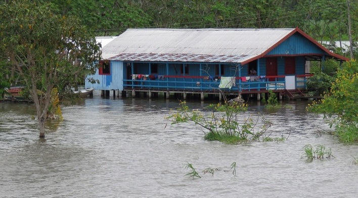 Margem do Rio Amazonas<br />Foto Eduardo Oliveira Soares, julho 2019 