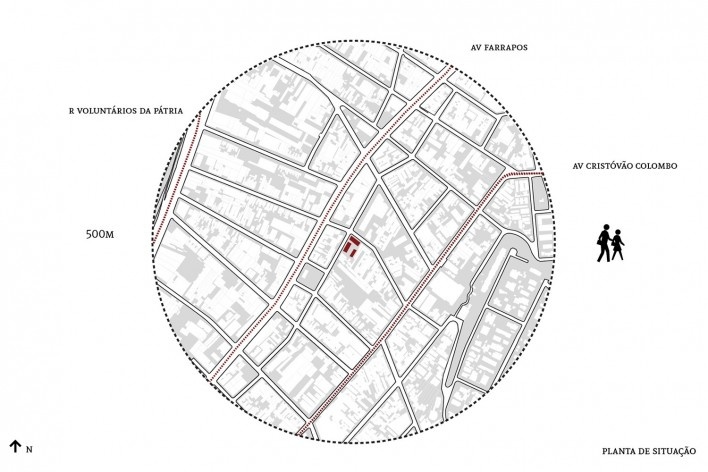 Planta de situação<br />Imagem divulgação  [Acervo Goma Oficina]