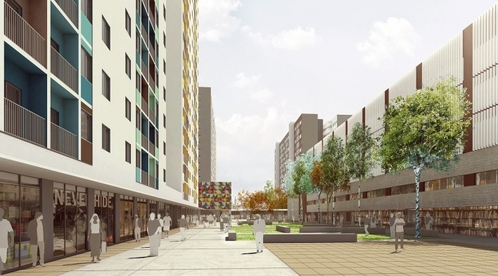 Complexo habitacional e cultural Júlio Prestes, São Paulo, arquitetos Mario Biselli e Arthur Katchborian