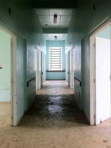 Ala abandonada do Complexo Hospitalar do Juquery<br />Foto Abilio Guerra 