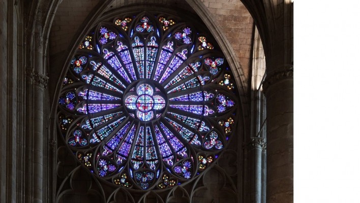 Basílica de Saint-Nazaire e Saint-Celse, Carcassonne, França<br />Foto Victor Hugo Mori 