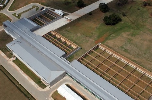 Vista aérea, detalhe<br />Imagem dos autores do projeto 