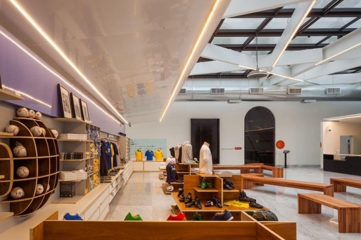 Arquiteto Ney Caldatto, Museu Pelé. Santos, 2014<br />Foto Nelson Kon 