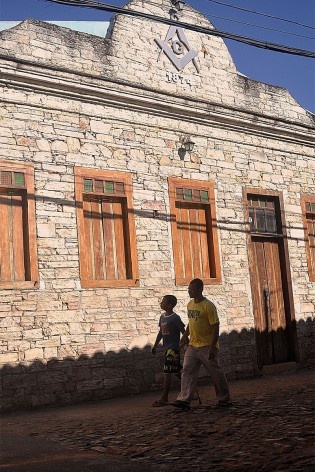 Sede da Loja Maçônica, fachada<br />Foto Ana Alaíde Amaral 