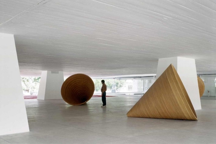 Museu Oscar Niemeyer, Curitiba. Projeto original de Oscar Niemeyer. Projeto renovação de Brasil Arquitetura<br />Foto Nelson Kon 