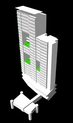 Perspectiva eletrônica <br />Imagem dos autores do projeto 