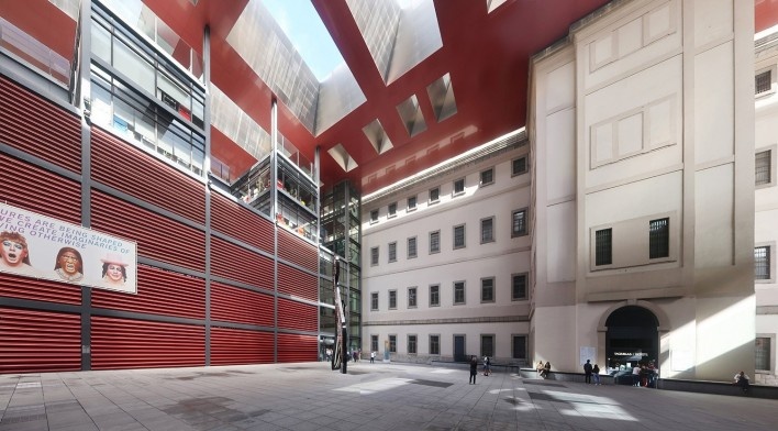 Museu Reina Sofia, Madri. Arquiteto Jean Nouvel<br />Foto Victor Hugo Mori 