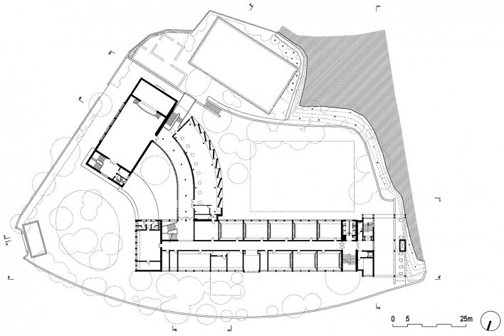 Escola Marquesa de Alorna, planta piso 2, Lisboa, 2008-2012<br />Imagem divulgação 