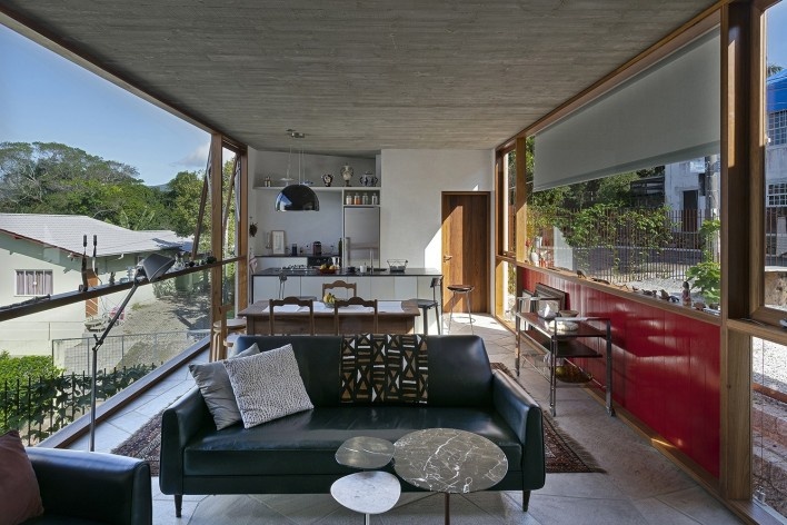 Casa da Lagoa, Florianópolis SC Brasil, 2019. Arquitetos Francisco Fanucci e Marcelo Ferraz / Brasil Arquitetura<br />Foto/Photo Ronaldo Azambuja 