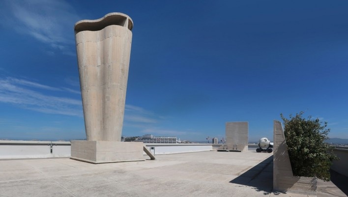 Unidade Habitacional de Marselha, 1947-1952, arquiteto Le Corbusier<br />Foto Victor Hugo Mori 