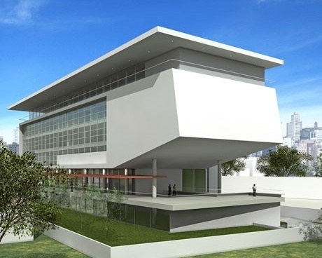 Vista externa posterior<br />Imagem de Antonio Malicia Filho 