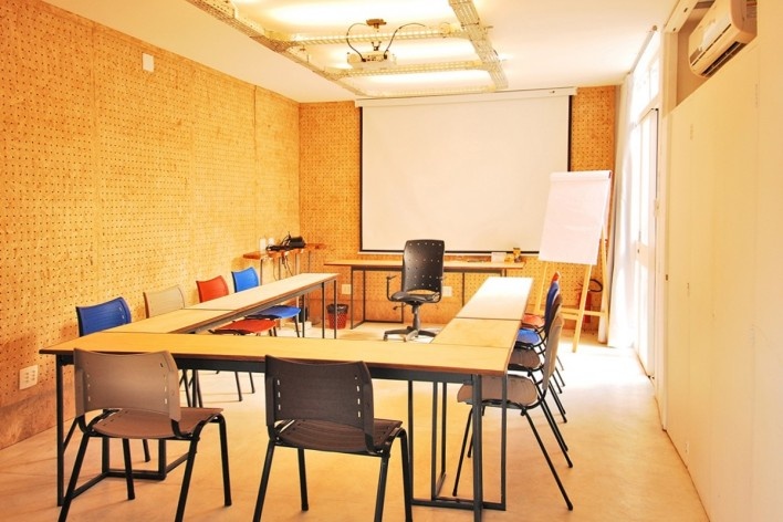 Wikilab Coworking, espaço de treinamento, São Carlos, 2016. Arquiteto José Calijuri Hamra<br />Foto divulgação 