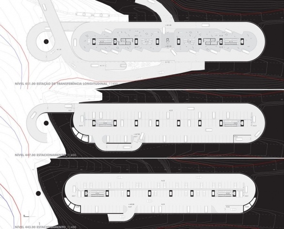 Planta Estação De Transferência + Estacionamento