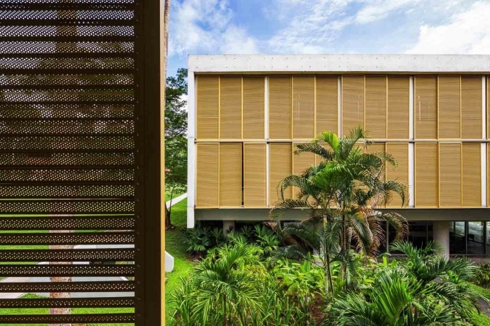 Dormitórios e alojamentos para professores e estudantes, Miraflores, Panamá, 2014. Sic Arquitetura<br />Foto Ana Mello 