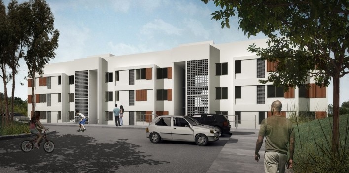 Projeto de edifício habitacional<br />Fonte Boldarini Arquitetos Associados 