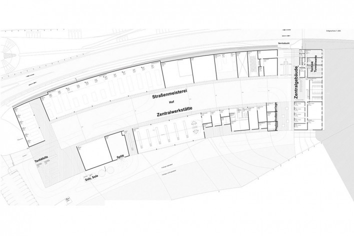 Tunnel Monitoring Complex Hausmannstaetten <br />Dietger Wissounig Architekten  [divulgação]