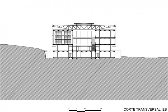 Corte transversal IEB - Biblioteca Brasiliana USP