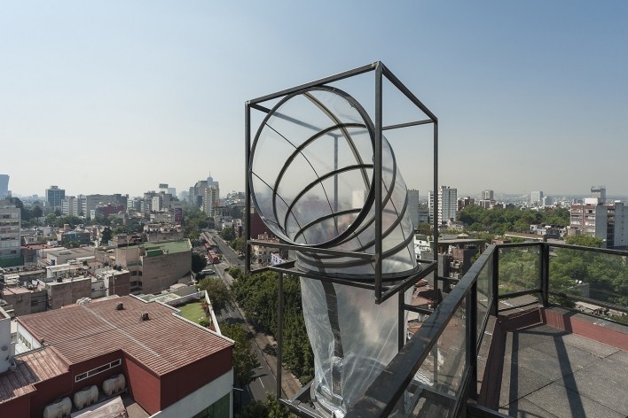 Subsolanus, Cidade do México, 2015-2016. Arquitetos Anna Juni, Enk te Winkel e Gustavo Delonero (Vão Arquitetura) + Marina Canhadas<br />Foto Luis Gallardo  [LGM Studio]