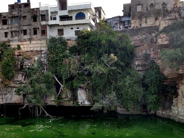 Reservatório Kukdeshwar Kund em Chittorgarh<br />Foto Carlos M Teixeira 