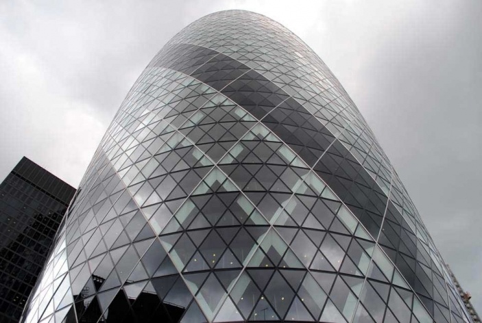 Foto 13- Detalhe do revestimento do Gherkin