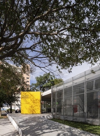 Renovação da Biblioteca Monteiro Lobato, croquis de concepção do projeto. São Bernardo do Campo SP Brasil, 2014. Arquitetos Marta Moreira e Milton Braga / MMBB Arquitetos<br />Foto Federico Cairoli 
