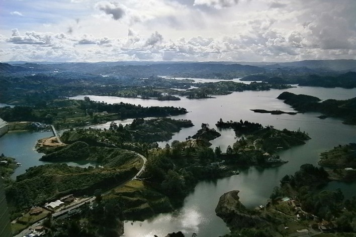 Ruínas da sede de uma das fazendas de Pablo Escobar, agosto 2014<br />Foto Érico Masiero 