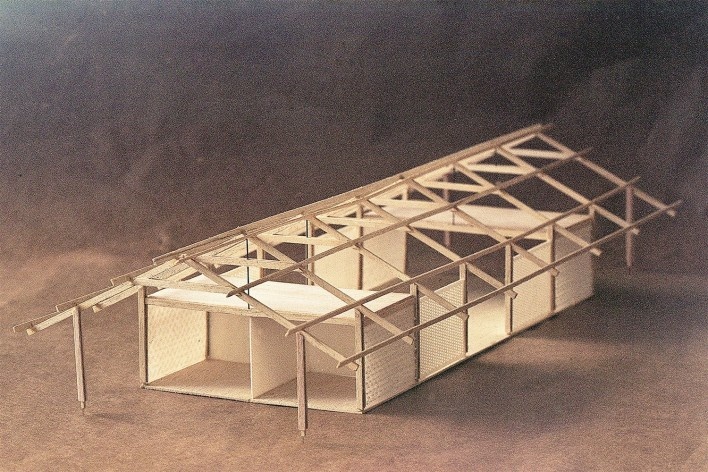 Xingu Canopies, physical model, Xingu National Park, São Félix do Araguaia MT Brasil, 2017. Architect Gustavo Utrabo (author) / Estúdio Gustavo Utrabo<br />Foto / photo Gustavo Utrabo 