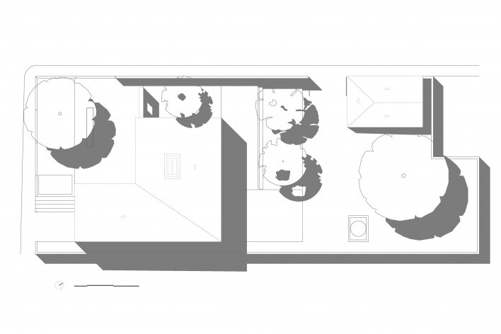 Dona Zuzinha’s House, rooftop plan, Campo Azul MG, 2022. Architect Deryck Dantom / DL Arquitetos Associados<br />Imagem divulgação/ disclosure image  [DL Arquitetos Associados]