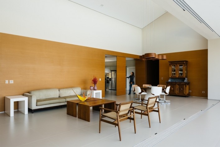 Residência FJR, Marília SP Brasil, 2018. Arquitetos Alfredo Ramos e Silvia Siscar/ Trí Arquitetura<br />Foto Pedro Kok 