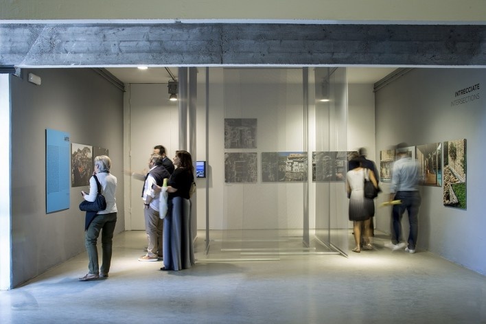 Exposição “Juntos”, mostra brasileira na Mostra brasileira na 15ª Bienal Internacional de Arquitetura de Veneza – Reporting from the front, curadoria de Washington Fajardo<br />Foto Flavio Coddou 