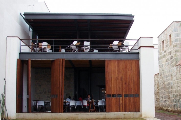 Intervención en el ex convento de San Pablo, arquitecto Mauricio Rocha Iturbide, Oaxaca, México, 2011<br />Foto Humberto González Ortiz 