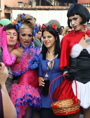 Parada LGBT 2009 na Avenida Paulista, em São Paulo<br />Foto Michel Gorski e Valdir Zwetsch 
