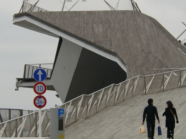Terminal de barcos em Yokohama, Escritório FOA<br />Foto Flávio Coddou 
